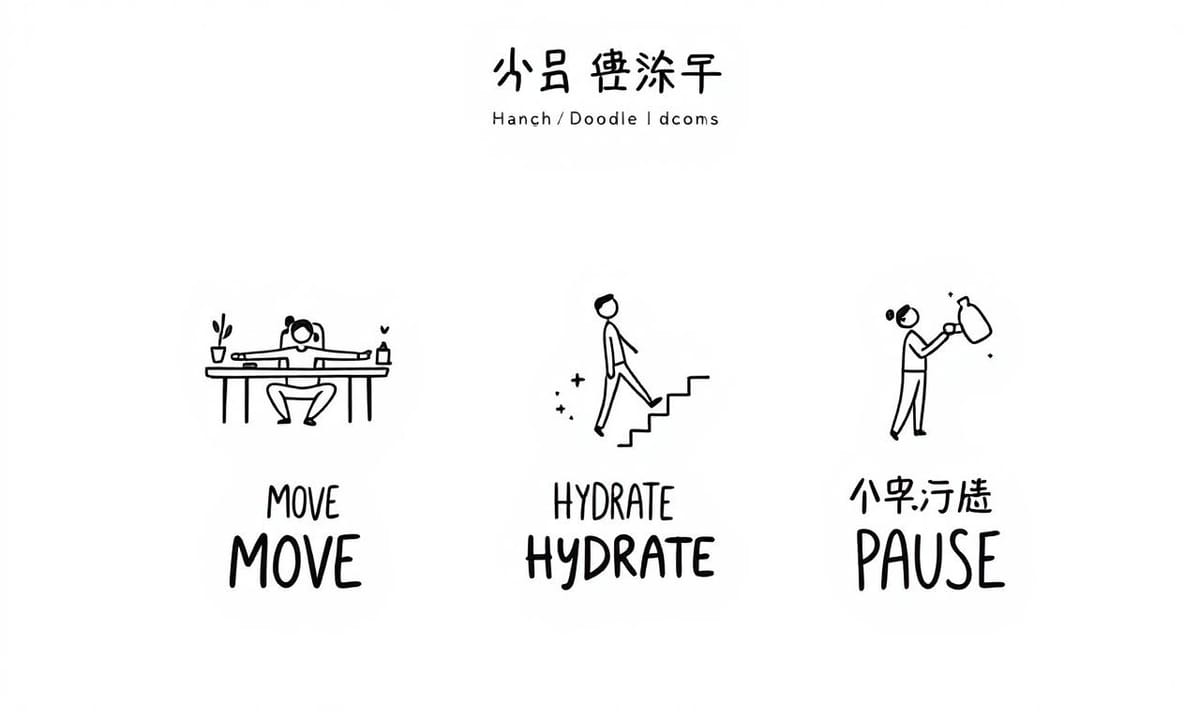 忙碌也能動起來——碎片時間的小步走與伸展