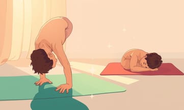 第一個動作:大山式和奇怪的貓牛姿勢