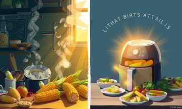 嘗試氣炸鍋 Bhutta 玉米，輕鬆健康又方便上桌