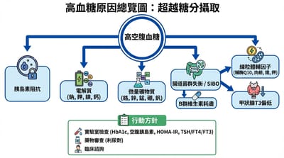 血糖數值正常但身體無法有效利用？上班族常見葡萄糖吸收問題解析
