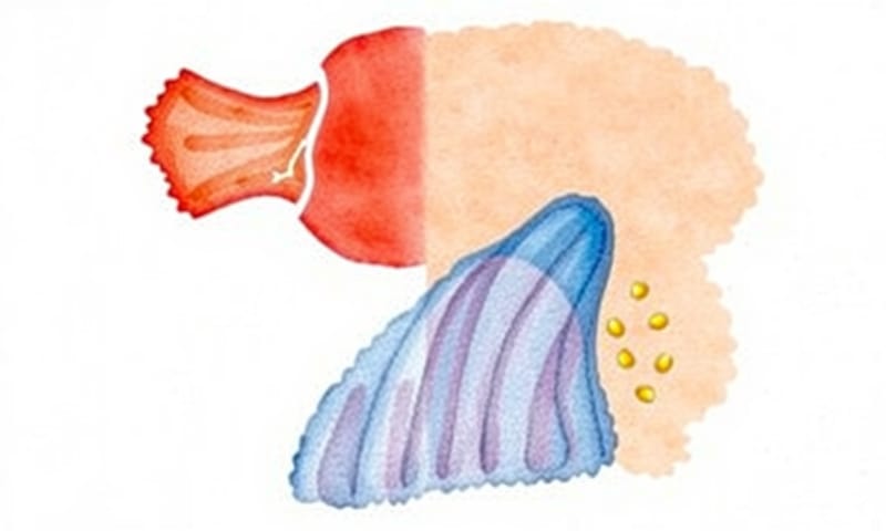 肌肉纖維的損傷與修復示意圖