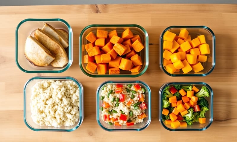 自助餐式備餐，把食材變成一個個準備好的「零件」，每天再動手組裝。