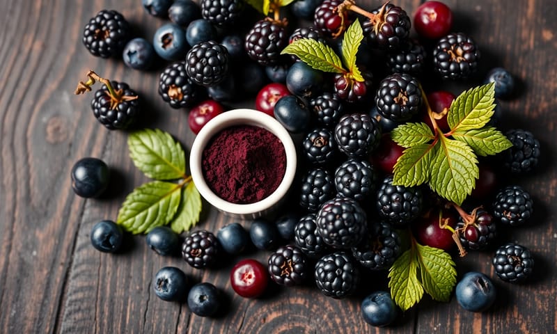 富含花青素的天然食物來源