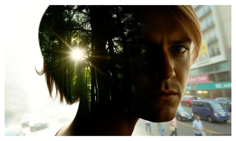 在內心找到平靜，就像在混亂的城市中擁有一片森林