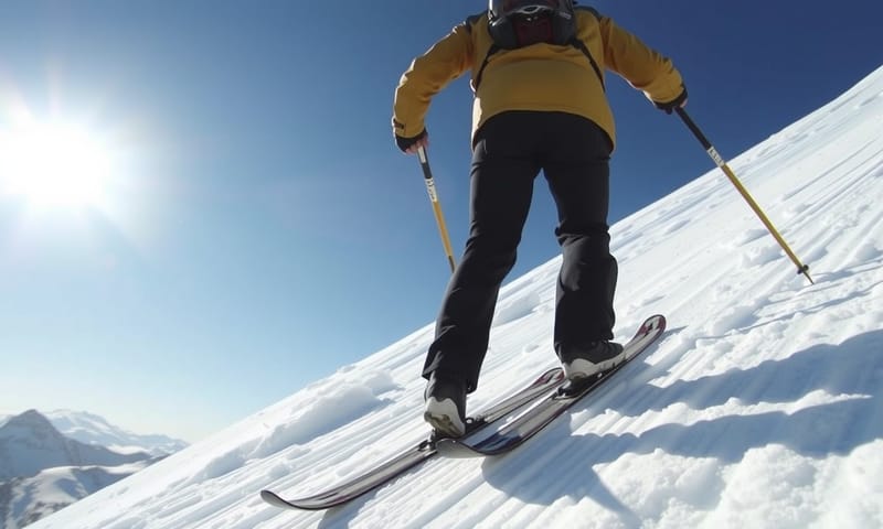 冬季訓練的替代方案：走上山，再滑下來