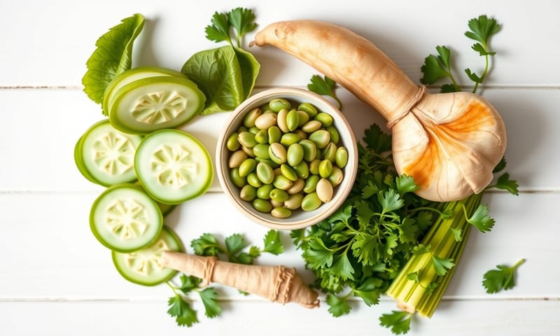 針對濕熱體質的清爽食材組合