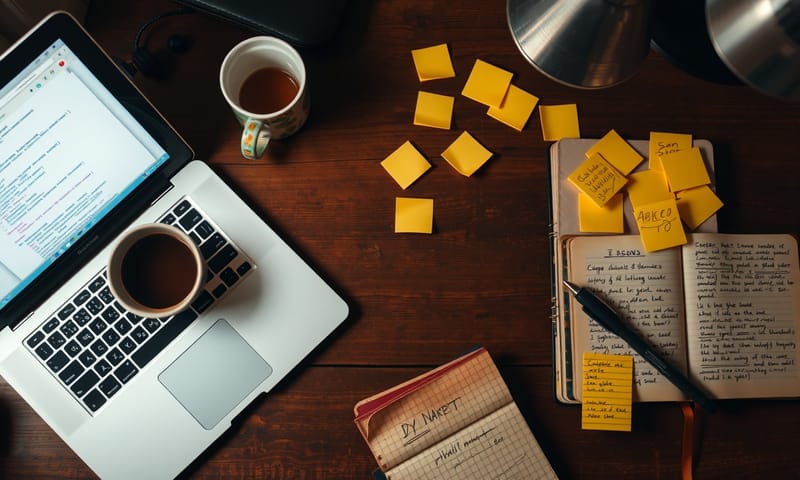 戰場不只在球場，也在這張凌亂的書桌上