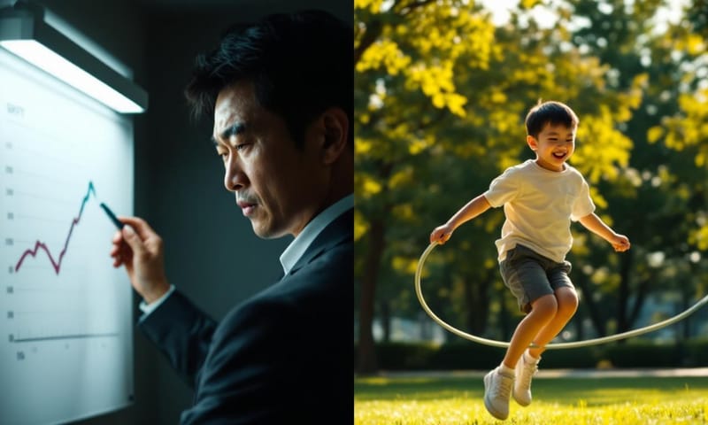 家長的焦慮，有時候跟小孩的快樂是完全相反的世界。