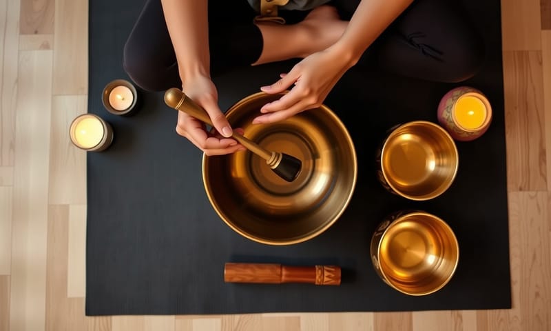 頌缽聲音療癒的沉浸式環境