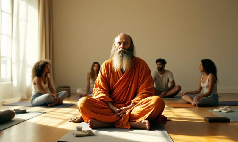 一個刻意打造出來的靈性大師，和他深信不疑的追隨者。