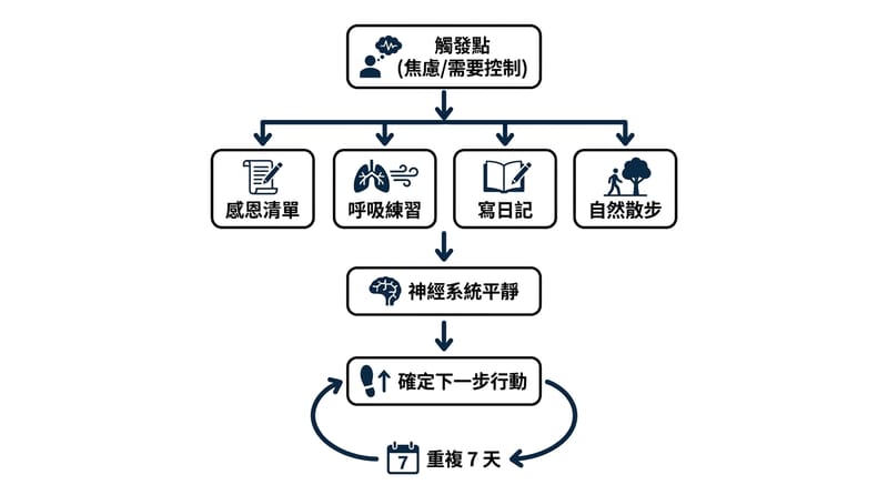 全局總覽圖：把「信任宇宙」拆成可執行的日常流程