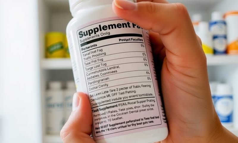 仔細閱讀保健食品的成分標示