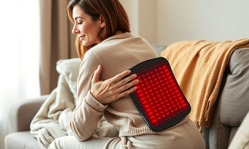 居家熱敷腰部緩解不適