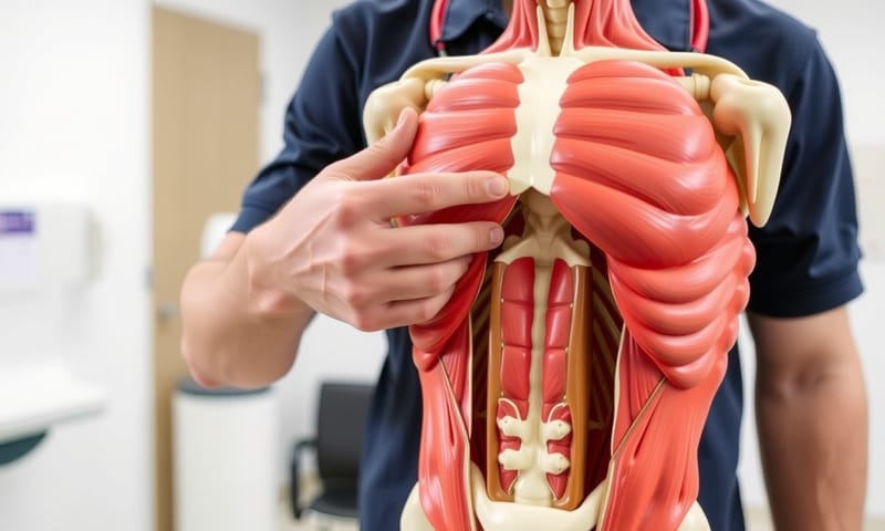 物理治療師解釋核心肌群的位置