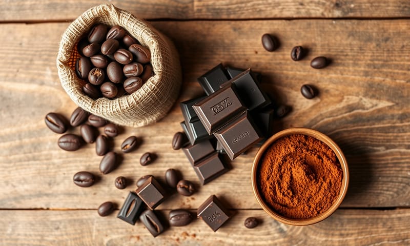 不同型態的可可來源