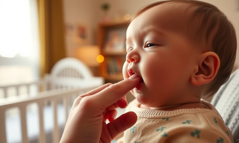 溫柔的牙齦按摩可以舒緩不適