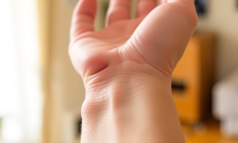 按壓手腕上的神門穴，有助於安定心神