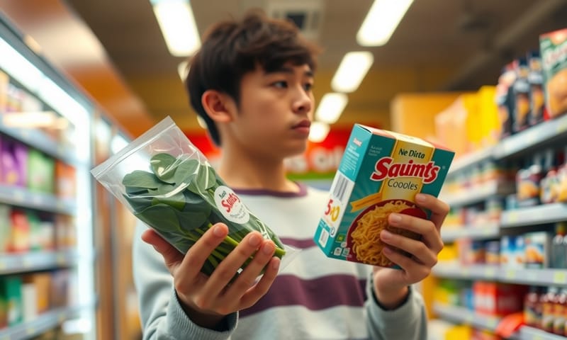 在超市做出選擇，是日常的練習