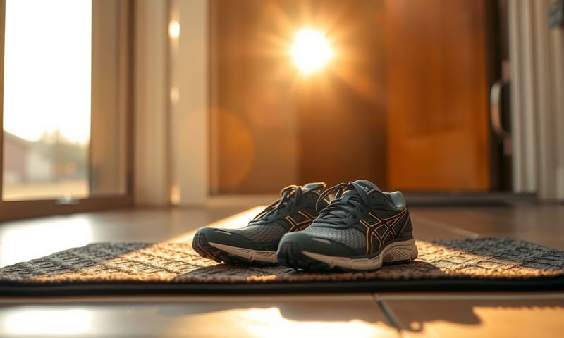 改變，往往不是從專業的健身房，而是從家門口那雙舊跑鞋開始的。