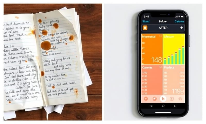 從混亂的手寫筆記到清晰的APP，追蹤方式的演進也代表著效率的提升。