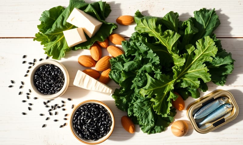 餐桌上常見的非乳製品鈣質來源