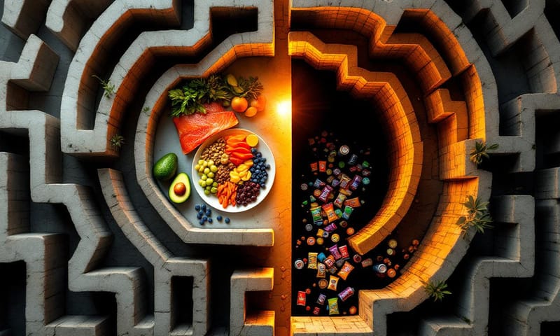 選擇的路口：餐盤上的決定，可能就是大腦未來的方向