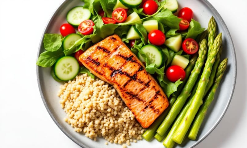 我的「豐富化飲食法」餐盤範例