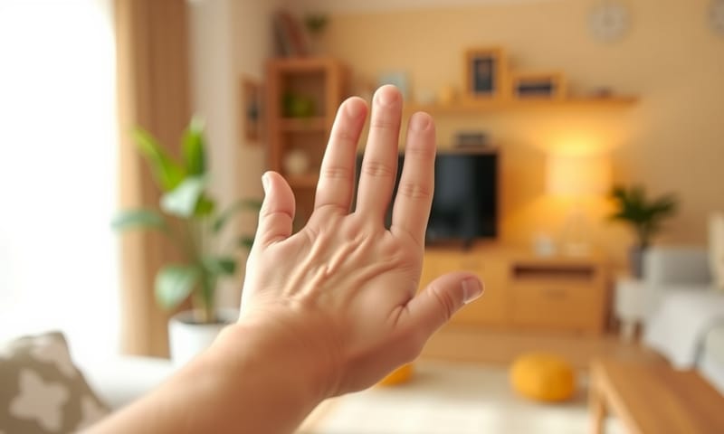 幫孩子按壓合谷穴,力道要輕柔